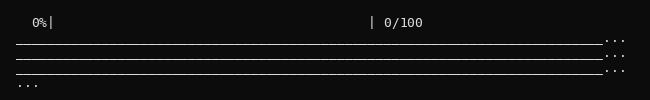 Live terminal preview of unconditional sampling with progressive unmasking